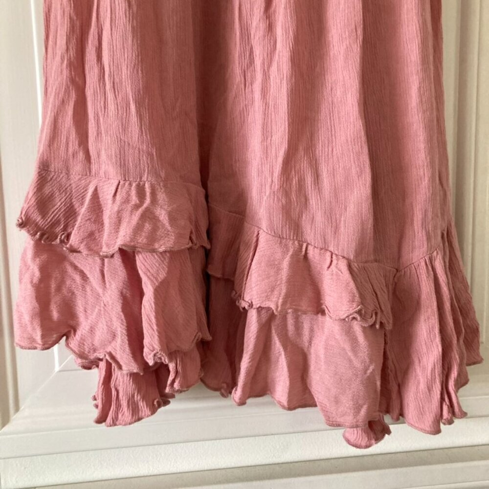 NWOT Free People One Adella Slip Mini Dress Rose Pink Sz L - Picture 3 of 7